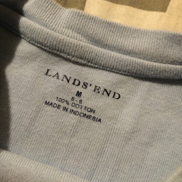 Lands'end light blue horse with sparkles tshirt - Picture 3 of 3